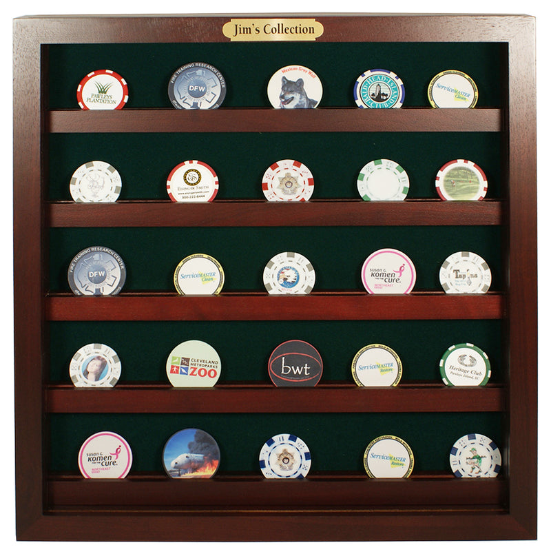 Eureka Golf: 45 Poker Chip Display Cabinet