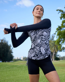 BloqUV x JANTZEN Collab: Women's UPF 50 24/7 Drawstring Crew (2006J)