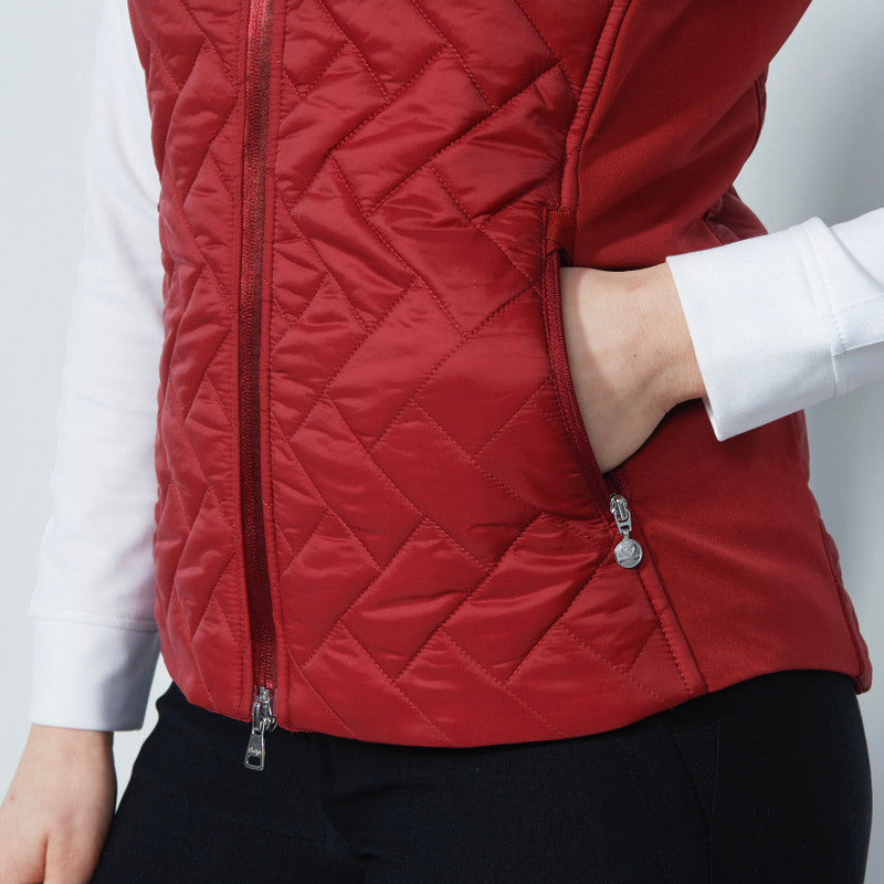 Daily Sports: Women's Bonnie Padded Vest - Umbria Red