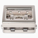 Nexbelt: Men's Strap Duty Belt - Black Leather Nickel Buckle 2.25" [57mm]