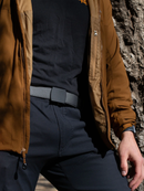 Nexbelt: Men's Explorer Ratchet Belt - Smooth Black 1.38" [35mm]