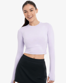 BloqUV: Women's UPF 50 Everyday Crop Top (4015) - Lavender Clothing