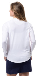 SanSoleil: Ladies Sunglow Relaxed Drop-Tail Tee - 900479