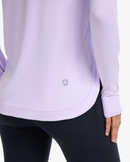 BloqUV: Women's UPF 50 Relaxed Scalloped Top (2015) - Lavender Clothing
