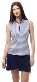 SanSoleil: Ladies UPF 50 SolCool Sleeveless Mock - 900471 Clothing