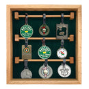 Eureka Golf: Collectible Bag Tag Display - 40 Bag Tag Collection