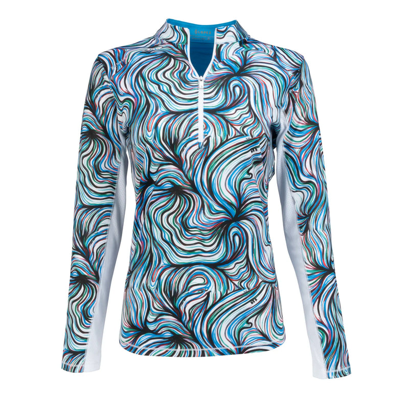 Nancy Lopez Golf: Women's 1/4 Zip Pullover - Flow Blast