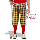 Golf Knickers: Mens 'Par 5' Limited Microfiber Golf Knickers & Cap - Cork Clothing