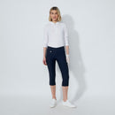 Daily Sports: Women's Lyric Capris V2 - Dark Navy