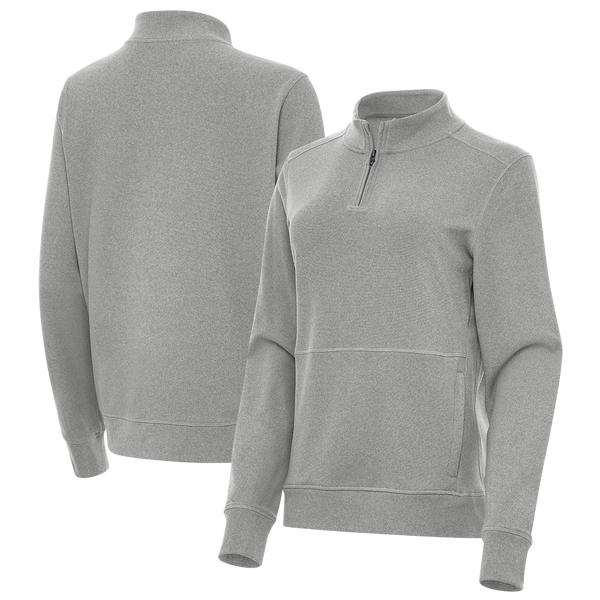 Antigua: Women's Essentials 1/4 Zip Fleece Pullover - Crush 105377