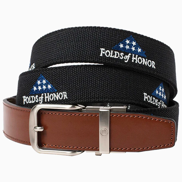 Nexbelt: Men's FoH Newport Ratchet Golf Belt - Black 1 3/8" Strap [35mm]