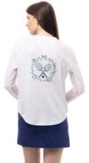 SanSoleil: Ladies Sunglow Relaxed Drop-Tail Tee - 900479