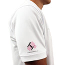 Golf Knickers: Mens Argyle Utopia Golf Shirt - 6A: Charcoal/Pink Clothing