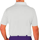 Golf Knickers: Mens Argyle Utopia Golf Shirt - OOO: Purple/Pink/White Clothing