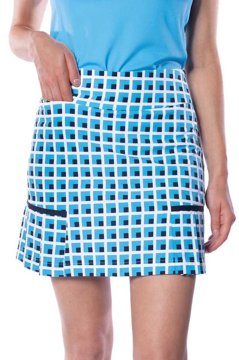 Golftini: Women's Performance Side Pleat Skort - Escape