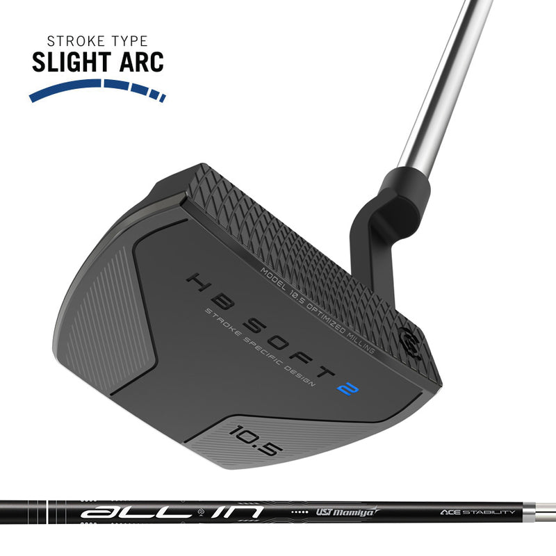 Cleveland Golf: Men's HB Soft 2 Black Putter - Model 10.5P