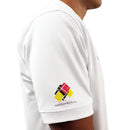 Golf Knickers: Mens Argyle Utopia Golf Shirt - 6R: Black/Yellow/Red Clothing