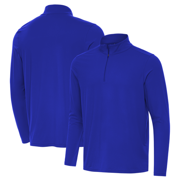 Antigua: Men's Essentials Intent 1/4 Zip Pullover -  Dark Royal 105640