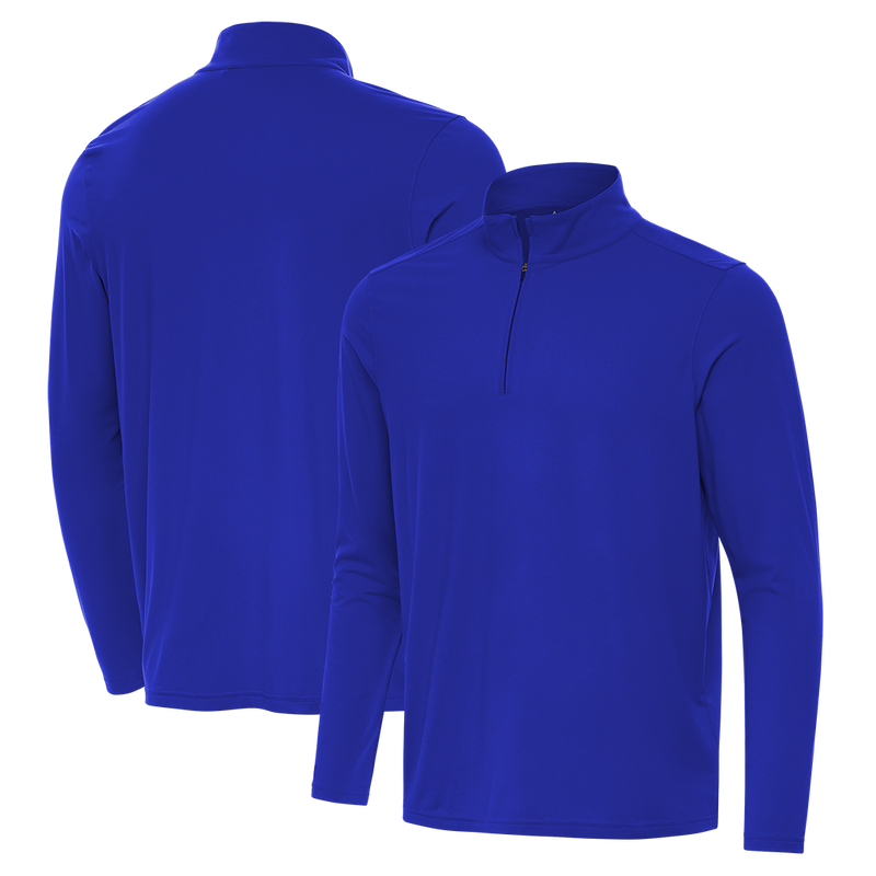 Antigua: Men's Essentials Intent 1/4 Zip Pullover -  Dark Royal 105640