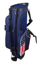 Hot-Z Golf: USA Flag Stand Bag - Red/White/Blue