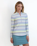 Fairway & Greene: Women's Cat Long Sleeve Zip Polo