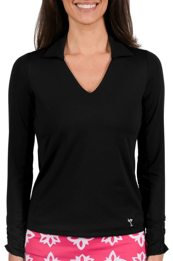 Golftini: Women's Lisa Long Sleeve Sport Polo