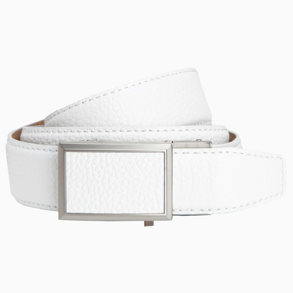 Nexbelt: Men's 1.38" Go-In Pebble Grain 2.0 Belt - Winter White