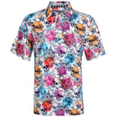 Tattoo Golf: Couple's Matching Cool-Stretch Golf Shirt - Skull & Roses (Multicolor)