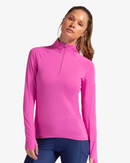 BloqUV: Women's UPF 50 Mock Zip Top (3001)