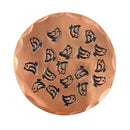 Sunfish: Hand Stamped Copper Ball Marker - Birdie