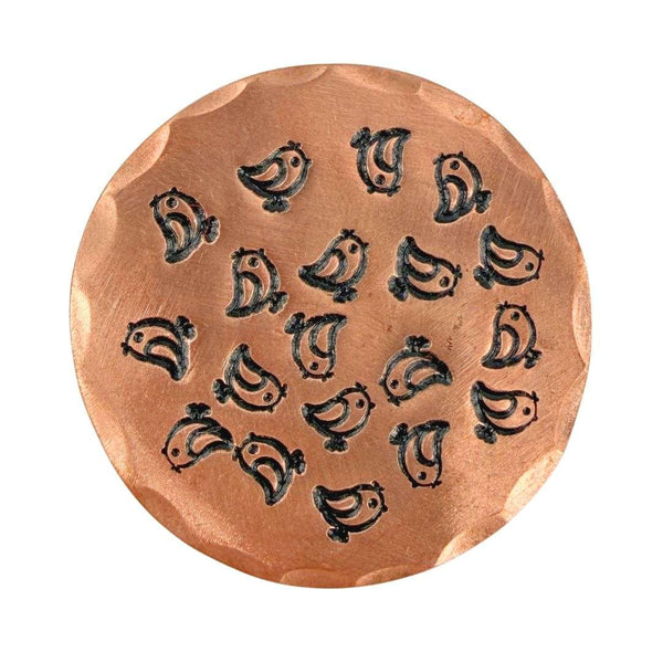 Sunfish: Hand Stamped Copper Ball Marker - Birdie