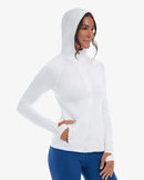 BloqUV: Women's UPF 50 Full Zip Hoodie Jacket (9105) Clothing