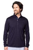 Golftini: Men's Heathered Quarter Zip Pullover