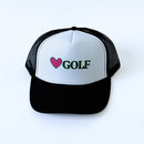 Sassy Caddy: Ladies Golf Trucker Hat - Love Golf