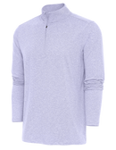 Antigua: Men's Essentials 1/4 Zip Pullover - Pastel Lilac HTR Hunk 104958 Clothing
