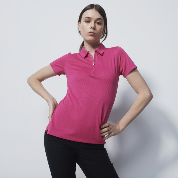 Daily Sports: Women's Peoria Short Sleeve Polo - Tulip Pink