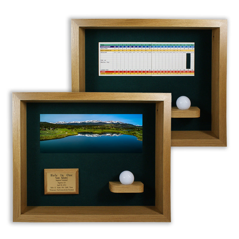 Eureka Golf: Hole-In-One Ball & Photo/Scorecard Shadow Box