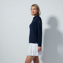 Daily Sports: Women's Peoria Long Sleeve Polo Shirt - Dark Navy