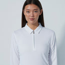 Daily Sports: Women's Peoria Long Sleeve Polo Shirt - White