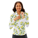 Nancy Lopez Golf: Women's Balance Long Sleeve Polo - Tart (Size Large) SALE Shirts & Tops