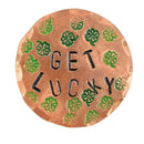 Sunfish: Hand Stamped Copper Ball Marker - Get Lucky