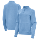 Antigua: Women's Essentials 1/4 Zip Fleece Pullover - Crush 105377 Clothing