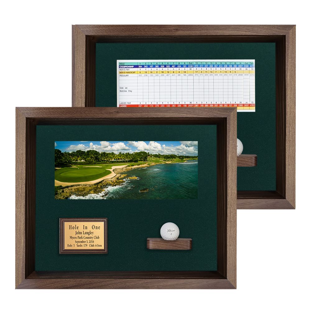 Large shadow authentic box golf picture..