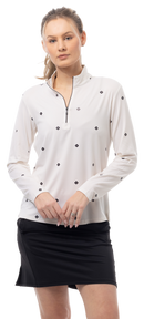 SanSoleil: Ladies SolShine Long Sleeve Mock - 900320