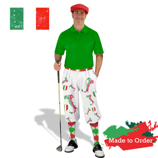 Golf Knickers: Mens Italy Homeland Boot Golf Knickers Outfit