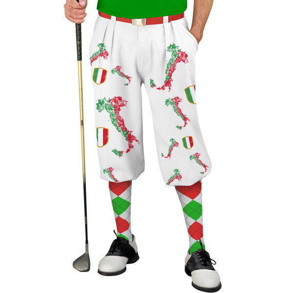 Golf Knickers: Mens Italy Homeland Boot Golf Knickers Outfit