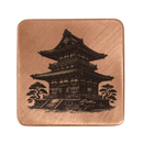 Sunfish: Embossed Ball Marker - Japanese Temple