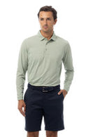 SanSoleil: Men's UPF 50 SolMelanage Ice Mini Stripe Polo - 900841MM