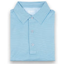 2Putt Golf - Light Blue Stripe Men's Polo