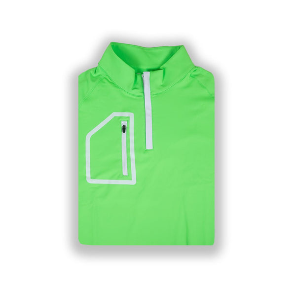 2Putt Golf - Lime Green Men's Q-Zip